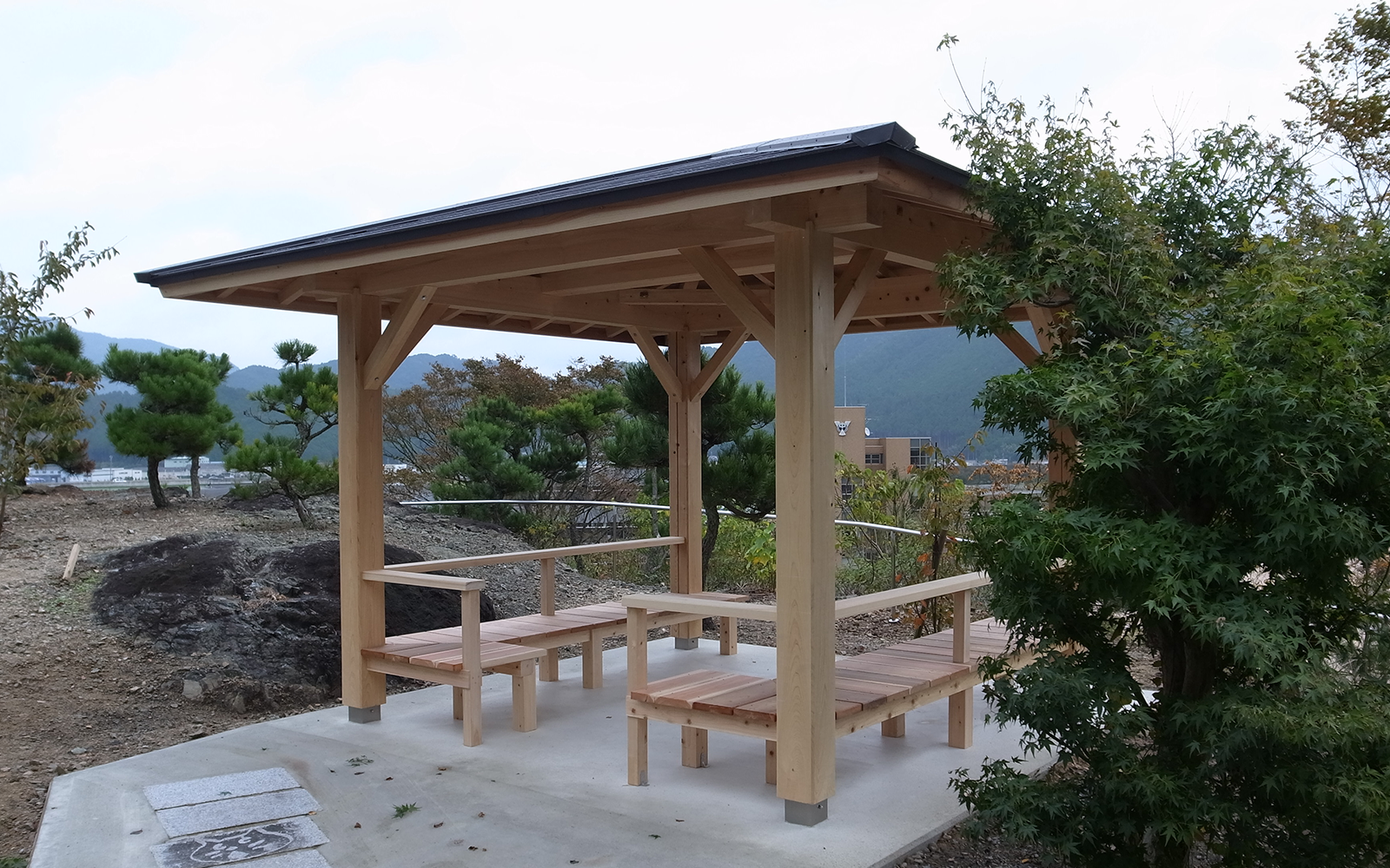 木造休憩所・公園施設